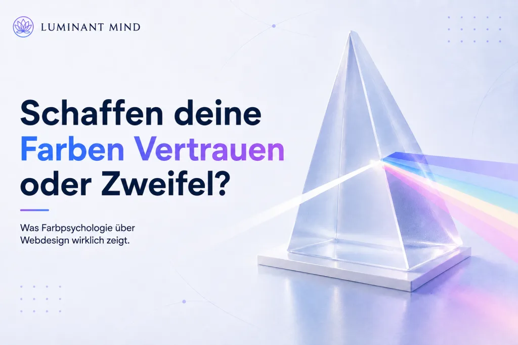 Farben, die verkaufen: Was Farbpsychologie wirklich über Webdesign verrät