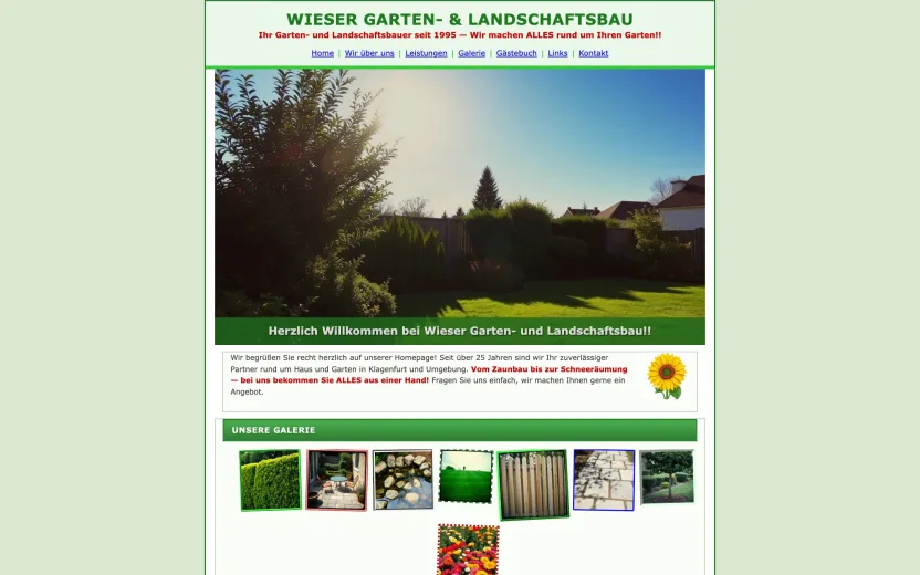 Gartenbau — Vorher